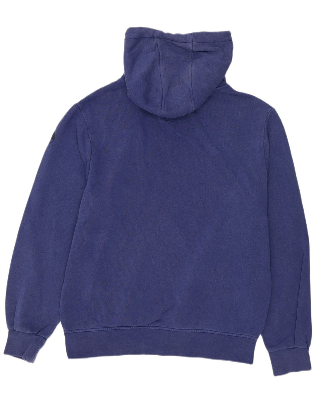 NORTH SAILS Mens Graphic Hoodie Jumper Large Navy Blue Cotton