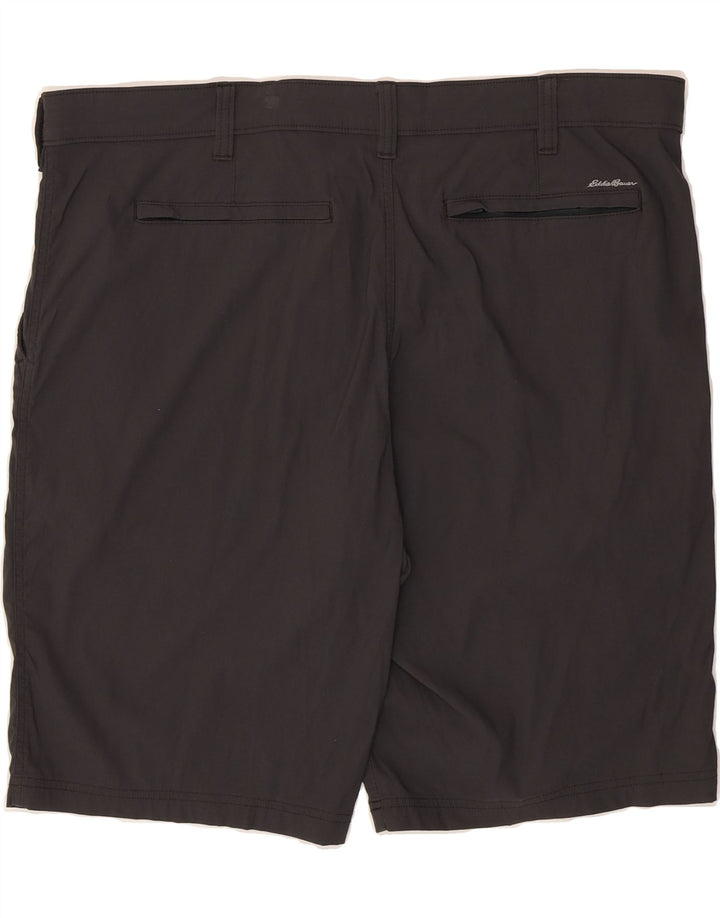 EDDIE BAUER Mens Chino Shorts W42 2XL Grey Nylon Vintage Eddie Bauer and Second-Hand Eddie Bauer from Messina Hembry 