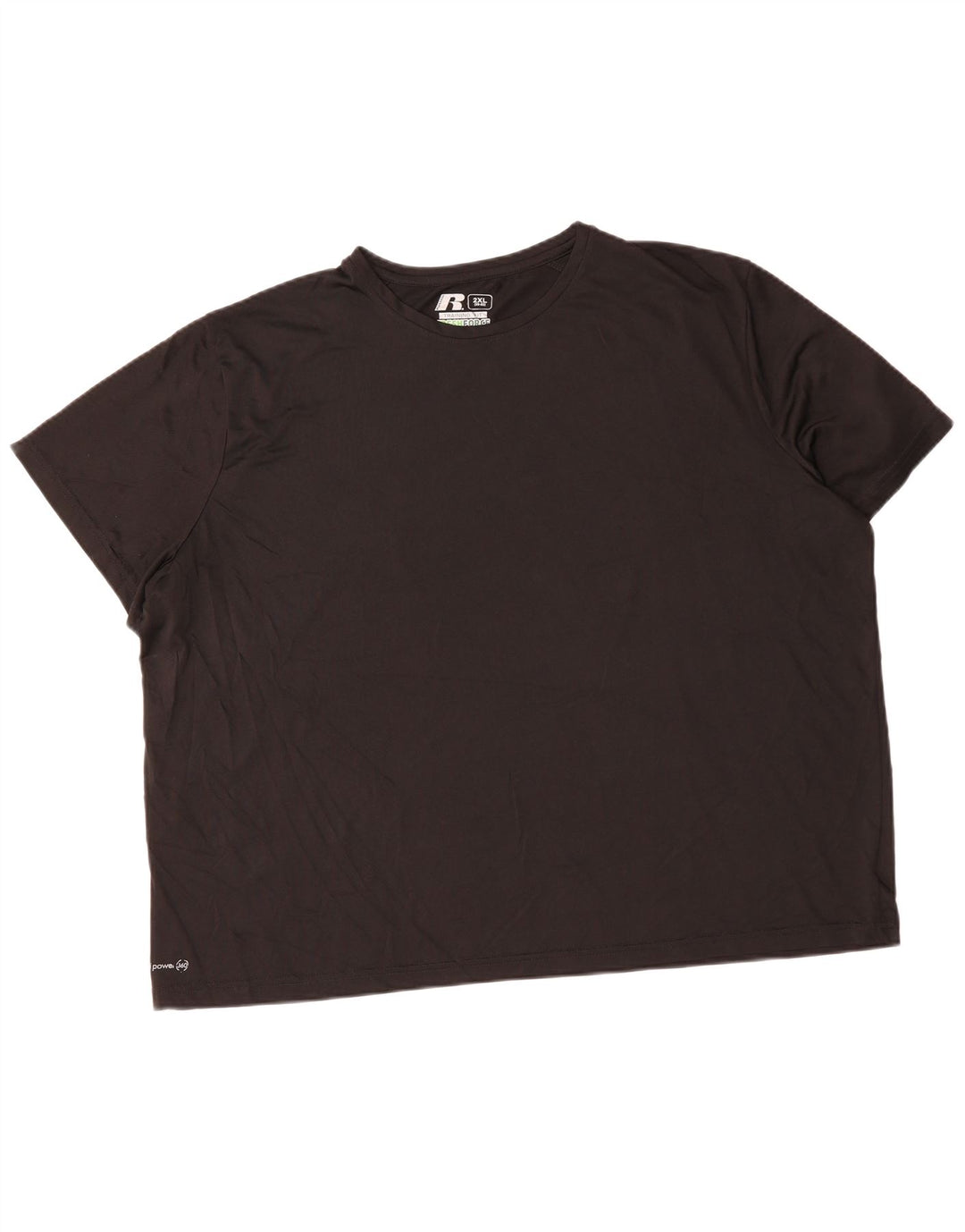 Russell Athletic Mens T-Shirt 2XL Black Polyester