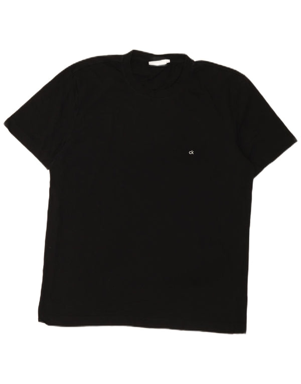 Calvin Klein Mens T-Shirt Top XL Black Cotton