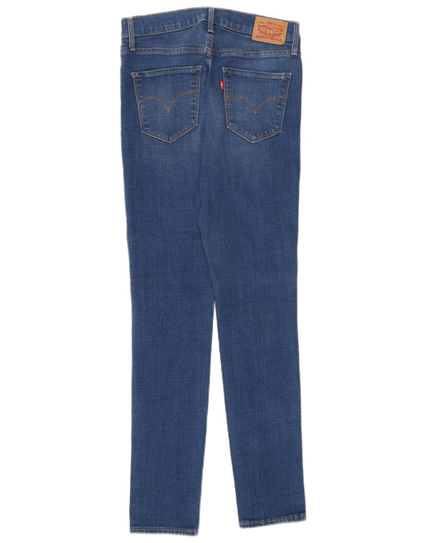 Levi's Womens 311 Shaping Skinny Jeans W27 L30 Blue Cotton