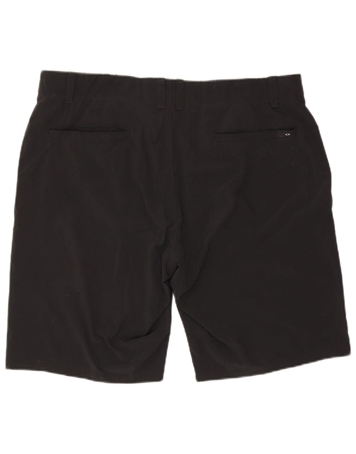 Oakley Mens Regular Fit Chino Shorts W40 XL Black Polyester