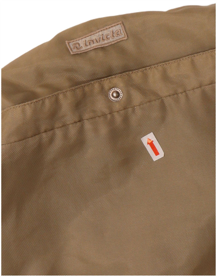 INVICTA Mens Rain Jacket UK 44 2XL Khaki Polyamide