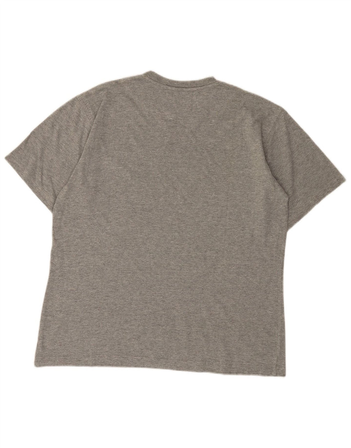 Carrera Womens T-Shirt Top UK 16 Large Grey Flecked Cotton