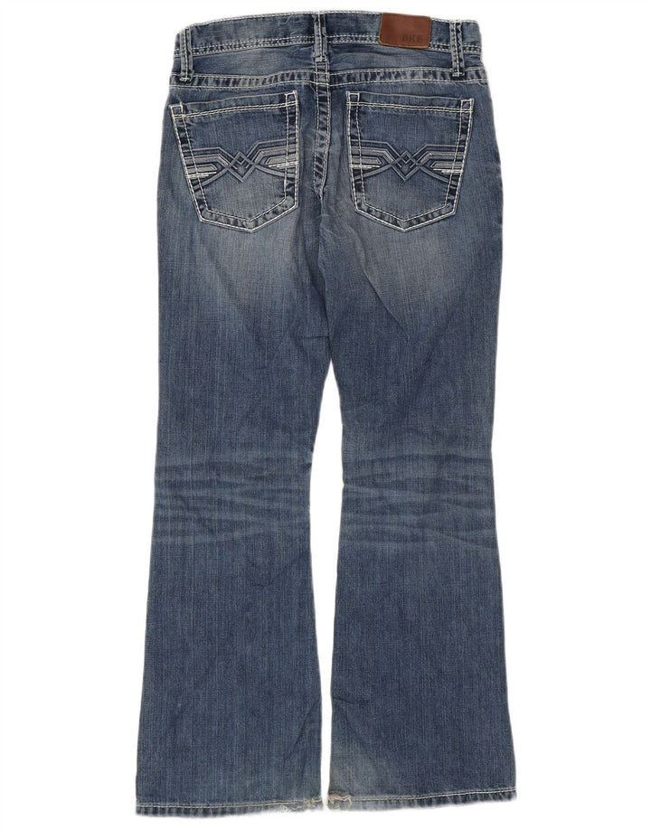 BKE Womens Fulton Bootcut Jeans W29 L29 Blue Cotton