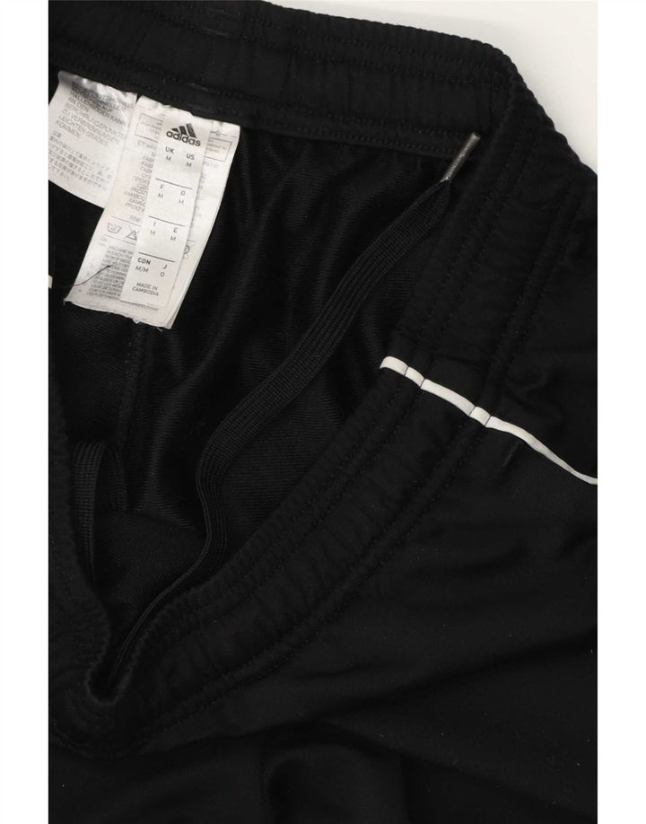 Adidas Mens Tracksuit Trousers Joggers Medium Black Polyester