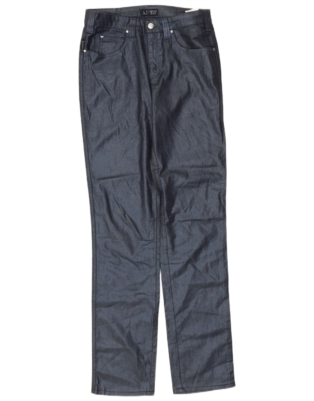 Armani Womens Slim Jeans W29 L32 Navy Blue Cotton