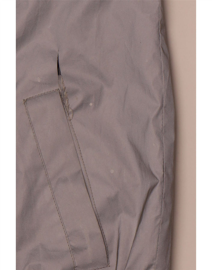 FILA Mens Hooded Zip Neck Tracksuit Top Jacket Large Black Colourblock