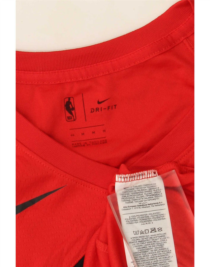 Nike Mens Toronto Raptors Graphic Vest Top Medium Red Colourblock Polyester