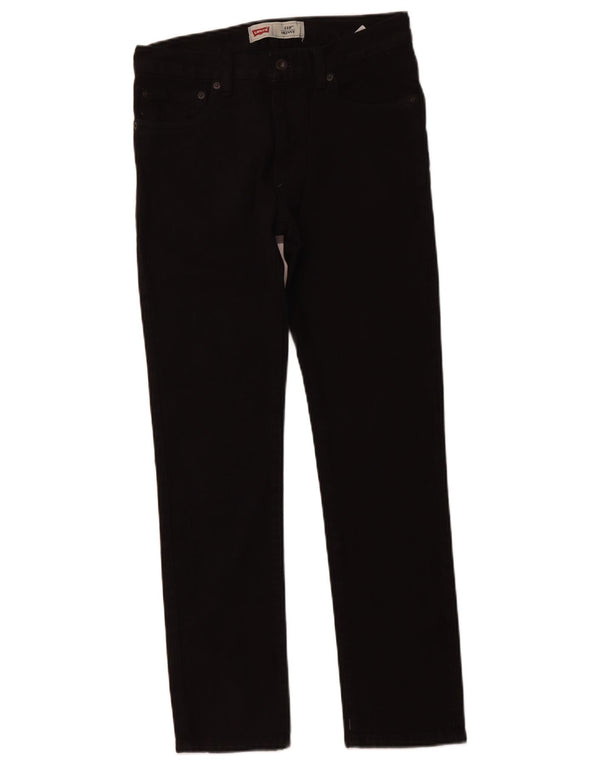 LEVI'S Girls 510 Skinny Jeans 15-16 Years W28 L28 Black Cotton