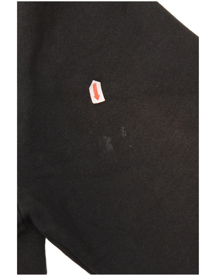 Animal Mens Graphic Tracksuit Top Jacket XL Black Cotton