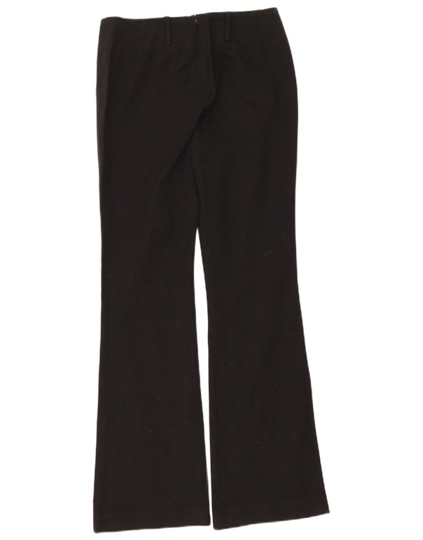Gap Womens Flare Casual Trousers US 6 Medium W26 L31 Black Cotton