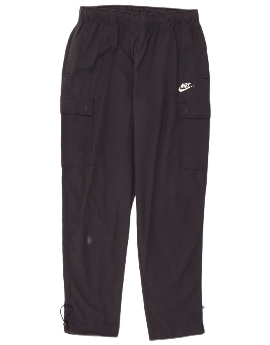 Nike Mens Cargo Tracksuit Trousers Medium Navy Blue Cotton