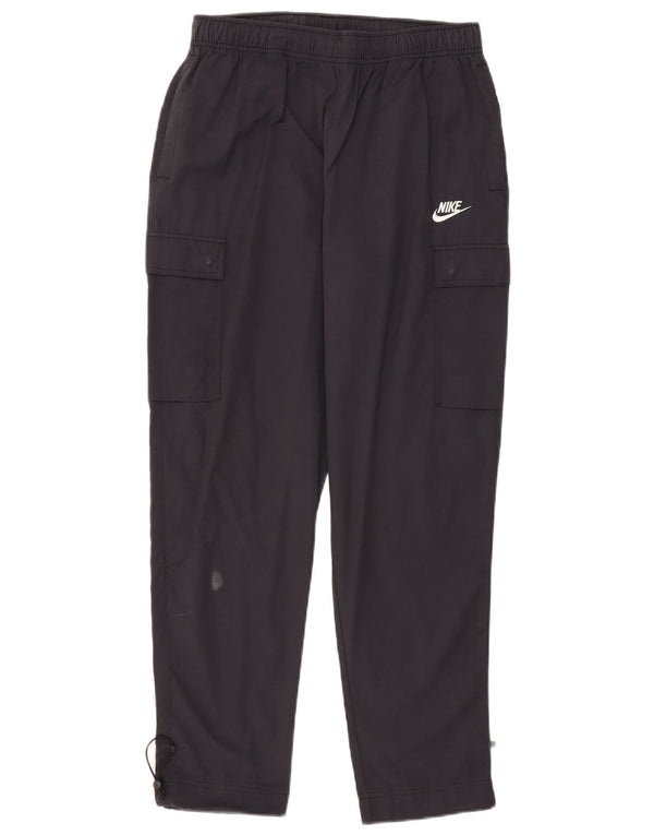 Nike Mens Cargo Tracksuit Trousers Medium Navy Blue Cotton