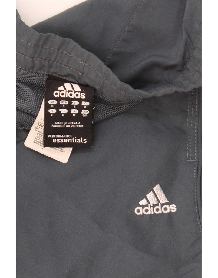 Adidas Mens Climacool Sport Shorts Small Grey Colourblock Polyester