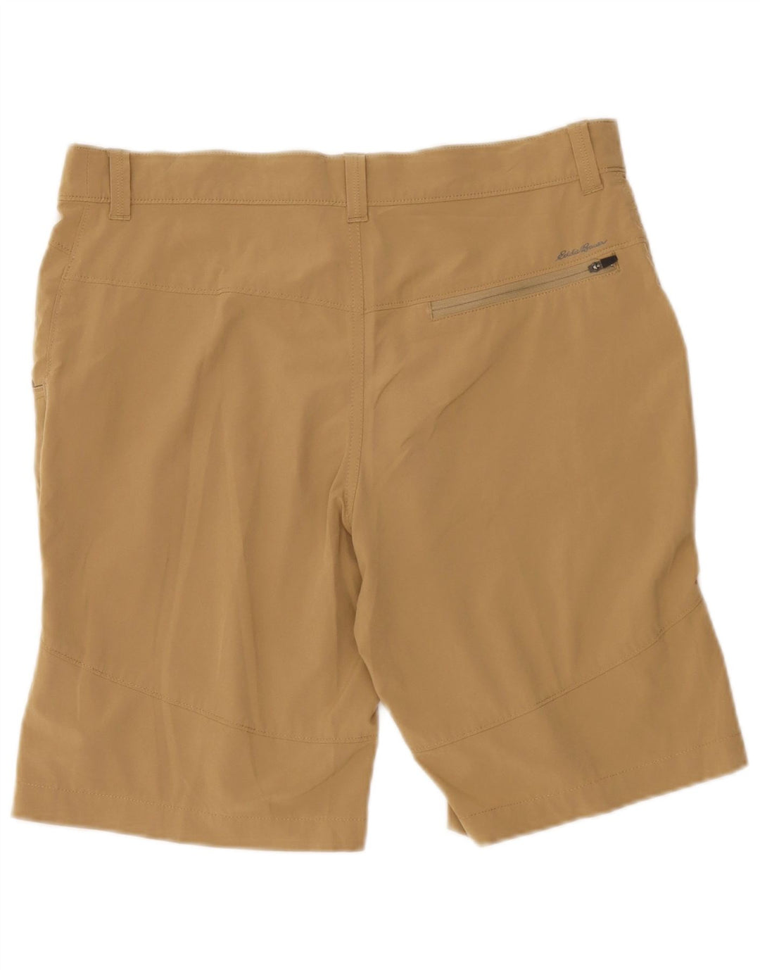Eddie Bauer Mens Chino Shorts W33 Medium Beige Polyester
