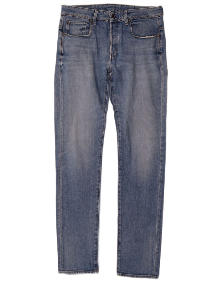 G-Star Mens 3301 Slim Jeans W32 L34 Blue