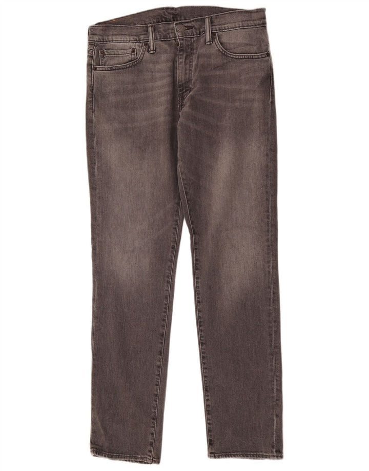 Levi's Mens 511 Slim Jeans W33 L32 Grey Cotton