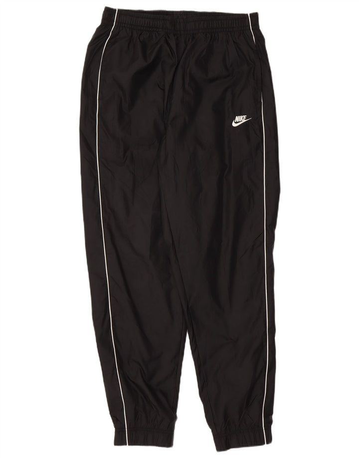 Nike Mens Tracksuit Trousers Joggers Large Black Nylon