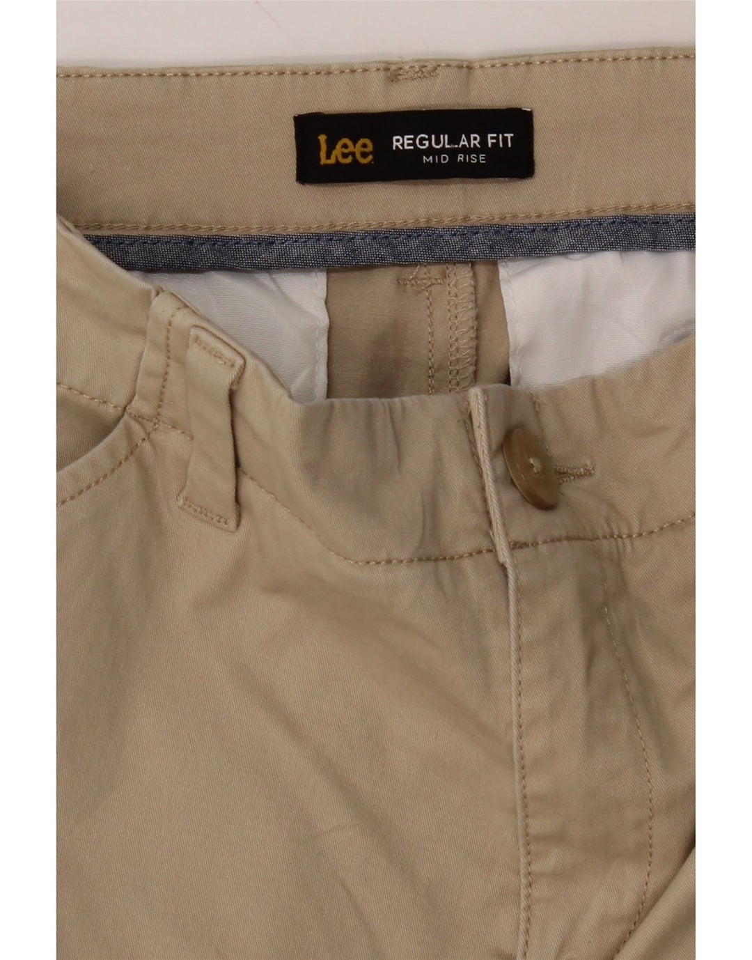 LEE Womens Regular Fit Mid Rise Casual Shorts W30 Medium  Beige Vintage Lee and Second-Hand Lee from Messina Hembry 