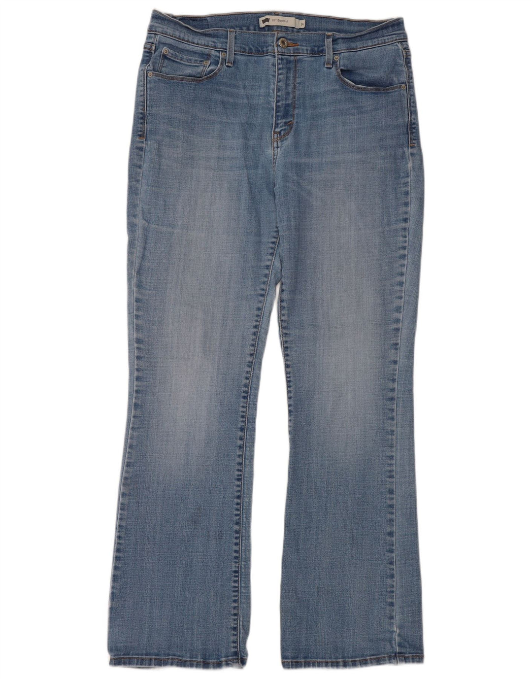 LEVI'S Womens 515 Bootcut Jeans US 14 XL W34 L31 Blue