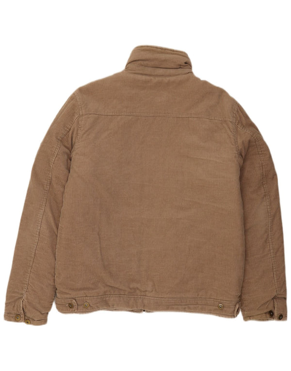 Vintage Mens Corduroy Jacket UK 38 Medium Beige Cotton