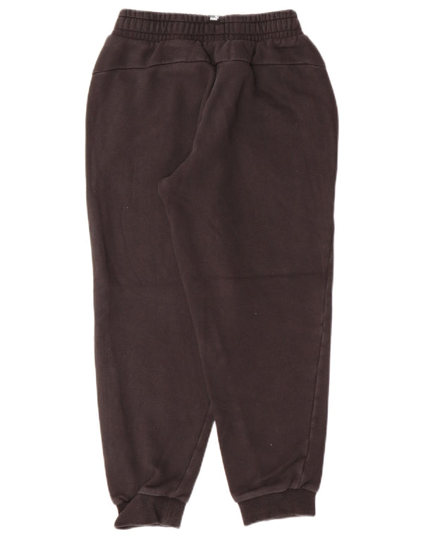 Puma Boys Tracksuit Trousers Joggers 11-12 Years  Black Cotton