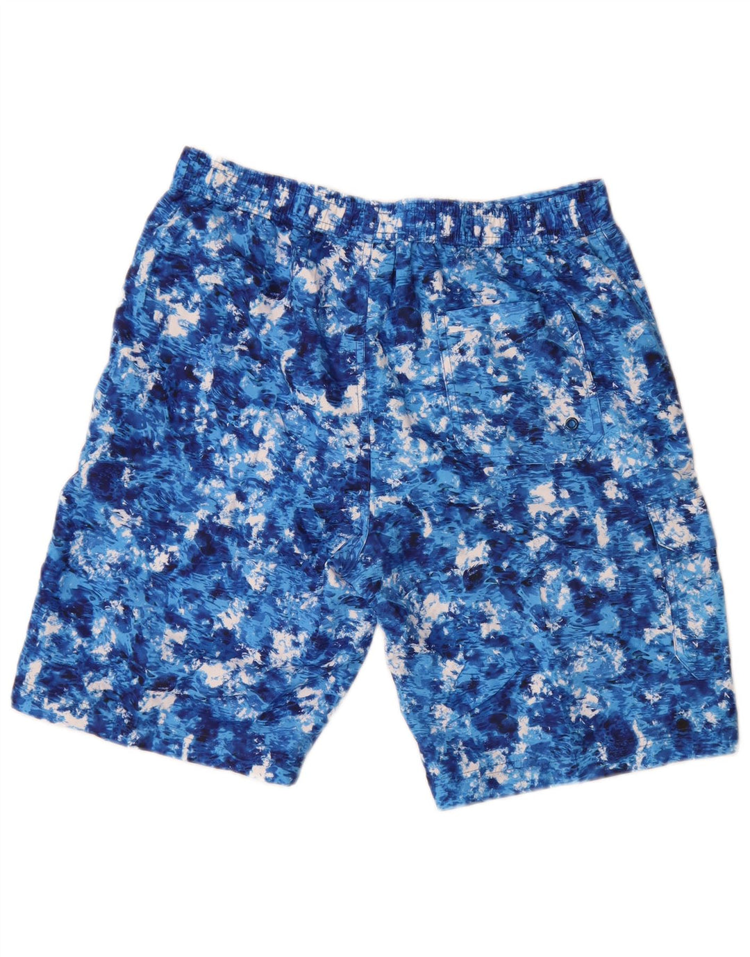 Mountain Warehouse Mens Swimming Shorts Medium Blue Tie Dye Polyester