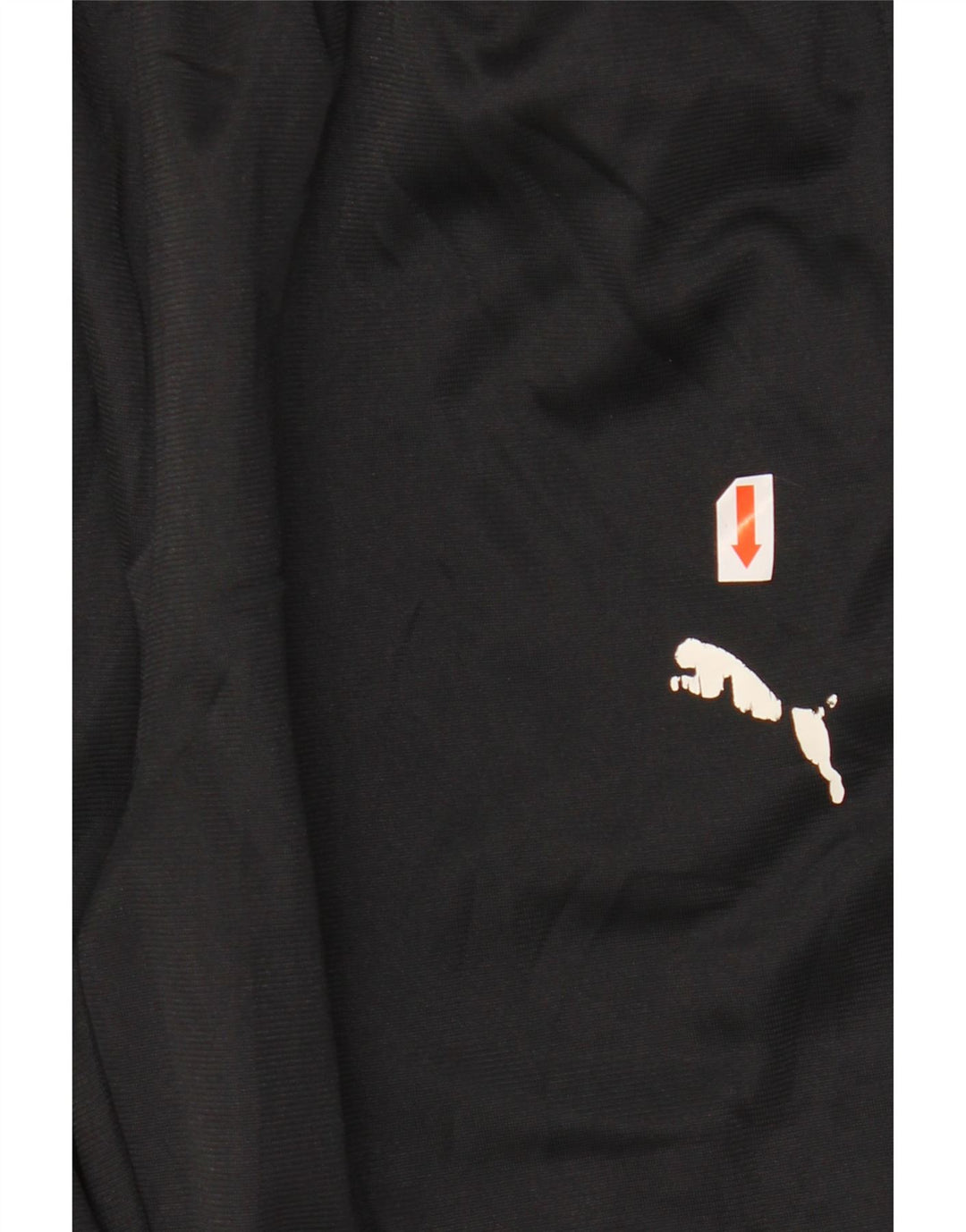 PUMA Boys Tracksuit Trousers Joggers 7-8 Years Small Black Polyester