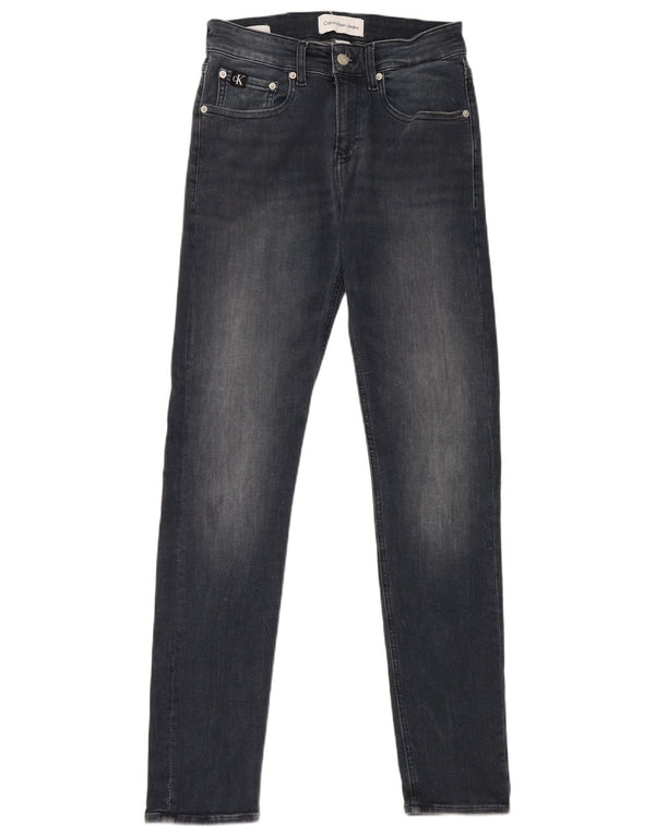 Calvin Klein Mens Slim Jeans W28 L32 Navy Blue Cotton