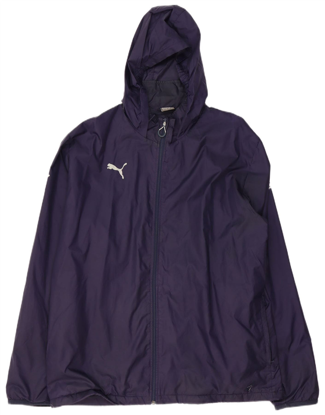 PUMA Mens Hooded Rain Jacket UK 44 2XL Navy Blue
