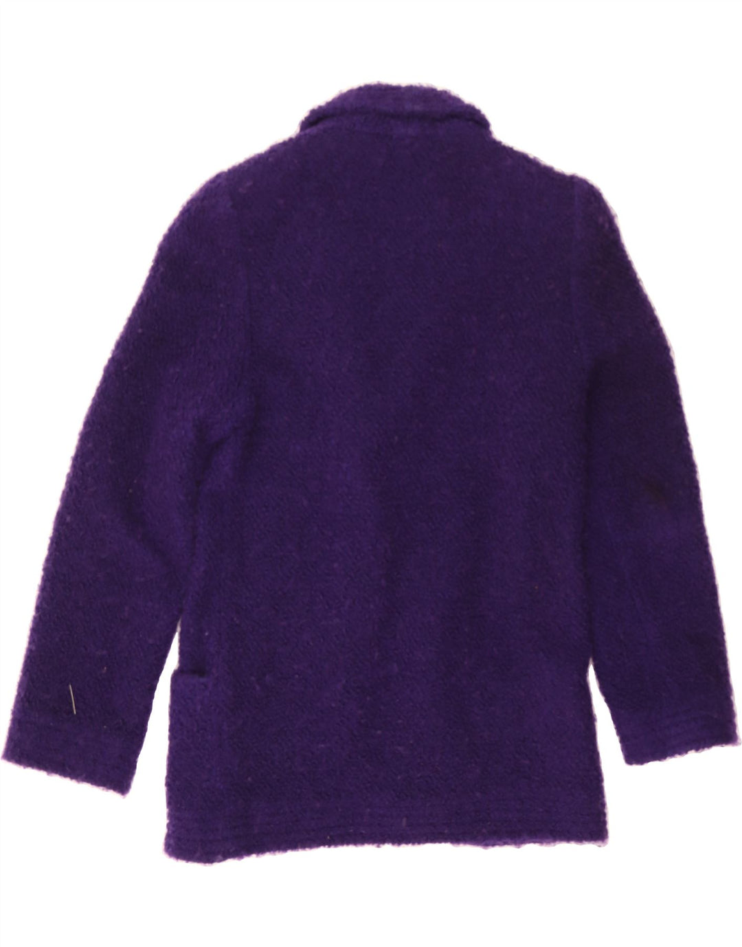 STANNER Womens Open Blazer Jacket EU 36 Small Purple Wool Vintage Stanner and Second-Hand Stanner from Messina Hembry 