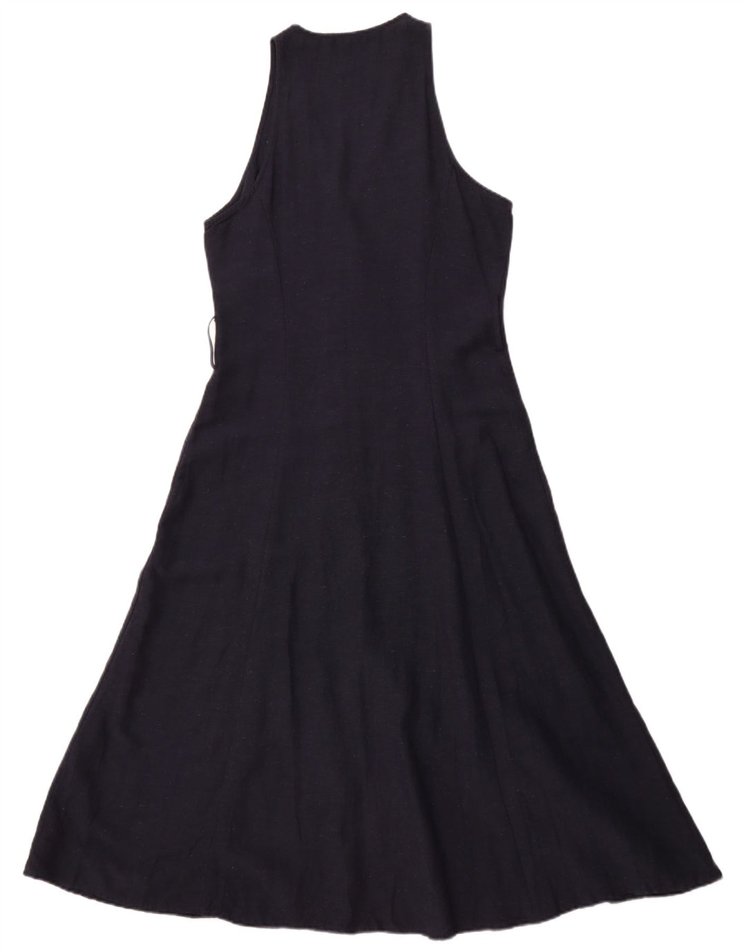 ZARA Womens Sleeveless Maxi Dress UK 10 Small Black Viscose