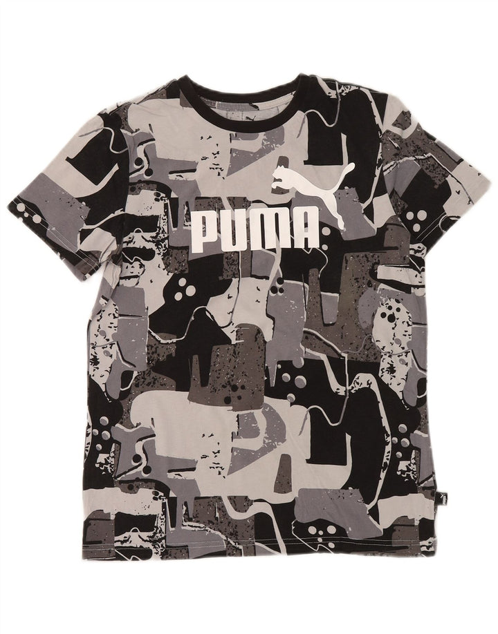 PUMA Boys Graphic T-Shirt Top 13-14 Years  Grey