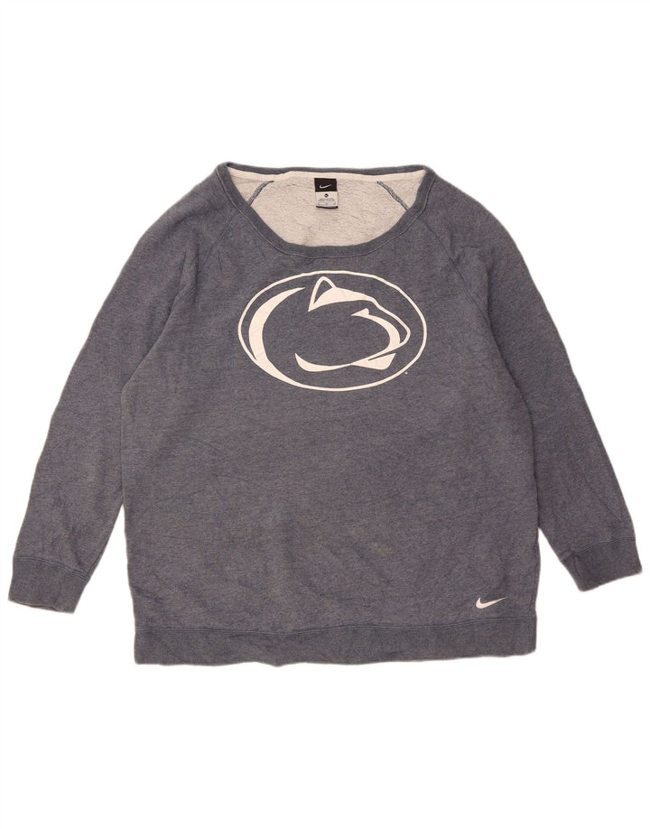 Nike Mens Graphic Sweatshirt Jumper XL Grey Cotton