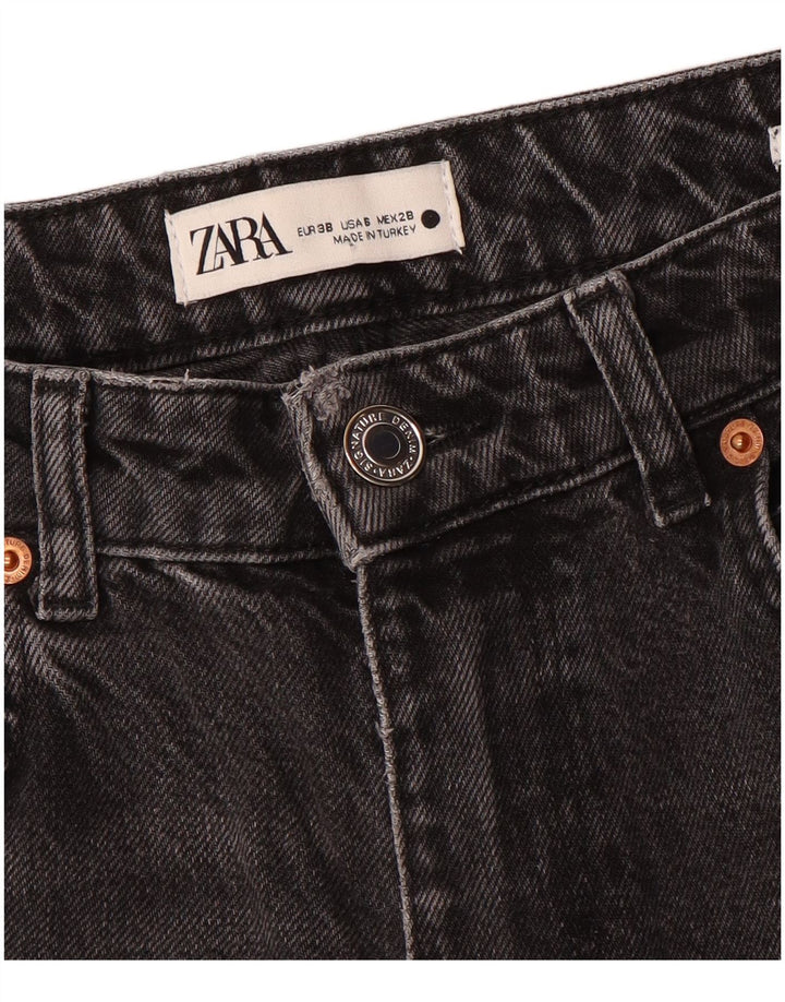 Zara Womens Straight Jeans EU 38 Small W28 L32 Grey