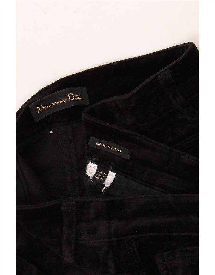 MASSIMO DUTTI Womens Skinny Casual Trousers EU 40 Medium W30 L27 Black