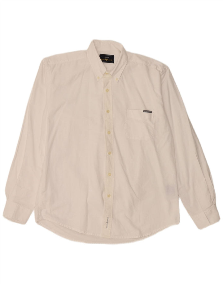 HENRI LLOYD Mens Shirt Large White Cotton