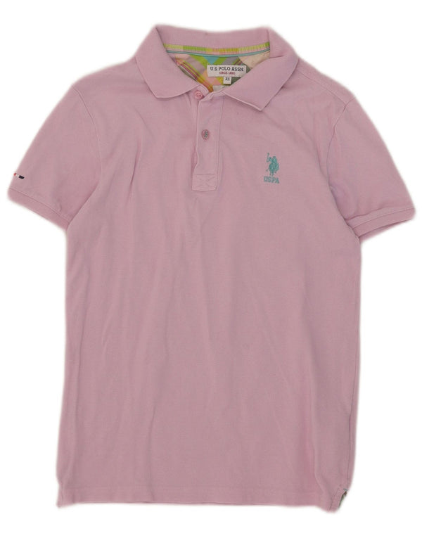 U.S. Polo Assn. Mens Slim Fit Shirt XS Pink Cotton