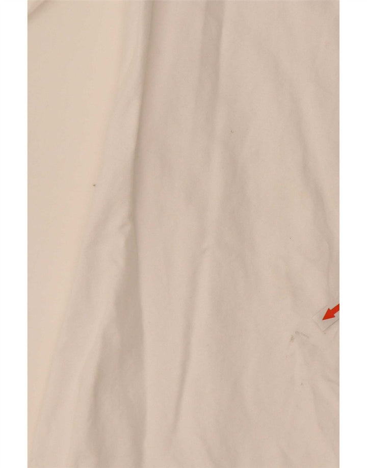 Superdry Womens Shirt UK 16 Large White Cotton