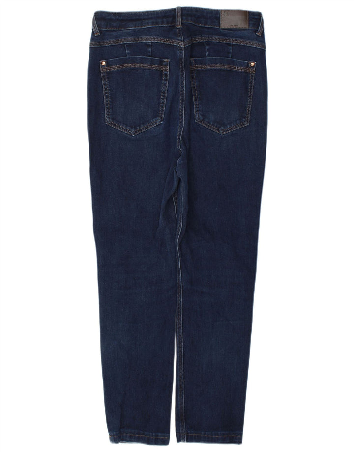 Magic Womens Slim Jeans UK 12 Medium W30 L26 Navy Blue Cotton
