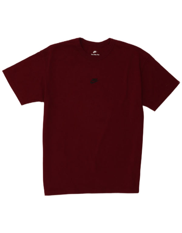 Nike Mens Loose Fit T-Shirt Top Large Burgundy Cotton