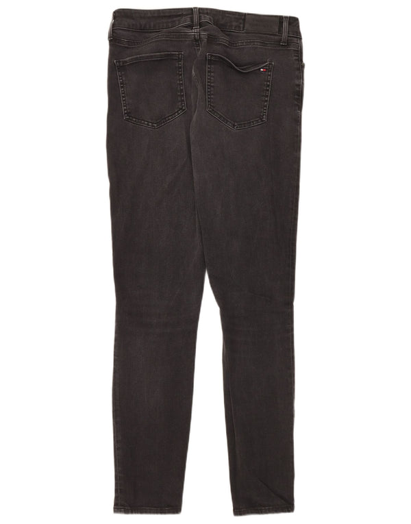 Tommy Hilfiger Womens Harlem Ultra Skinny Jeans W32 L30 Black Cotton