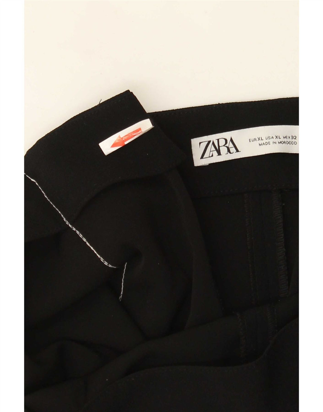 Zara Womens Mini Skirt XL W32 Black