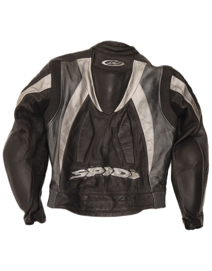 Spidi Mens Motorcycle Graphic 2 Piece Set Size 48 Medium Black Leather