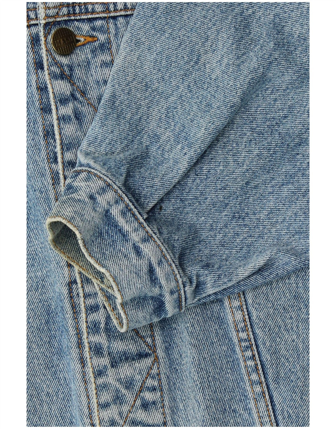 MASH Mens Denim Jacket UK 42 XL Blue