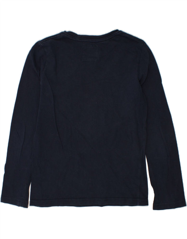 LEVI'S Boys Graphic Top Long Sleeve 9-10 Years Navy Blue Cotton Vintage Levi's and Second-Hand Levi's from Messina Hembry 