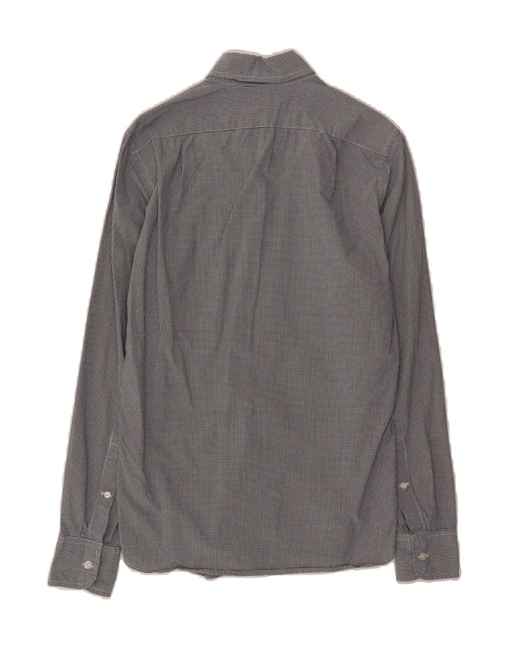 J. CREW Mens Slim Shirt XS Grey Gingham Cotton Vintage J. Crew and Second-Hand J. Crew from Messina Hembry 