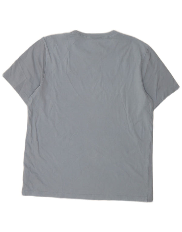 Jordan Mens T-Shirt Top Large Blue Cotton