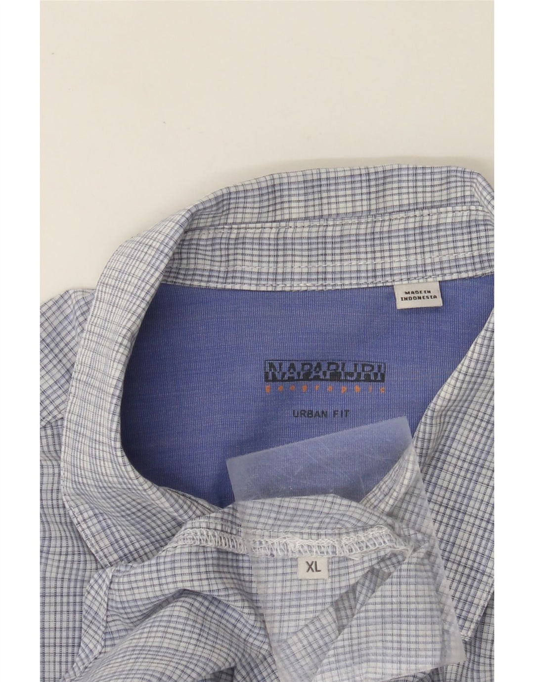 NAPAPIJRI Mens Urban Fit Shirt XL Blue Check